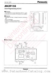 AN3915S datasheet pdf Panasonic