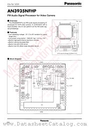 AN3935NFHP datasheet pdf Panasonic