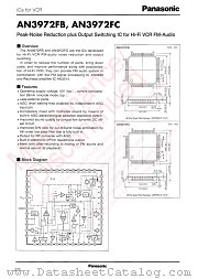 AN3972FC datasheet pdf Panasonic