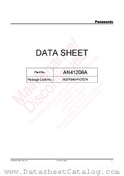 AN41206A datasheet pdf Panasonic