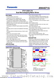 AN44071A datasheet pdf Panasonic
