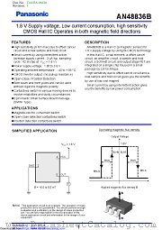 AN48836B datasheet pdf Panasonic