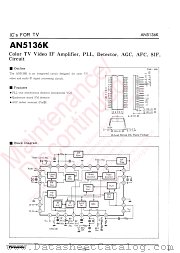 AN5136K datasheet pdf Panasonic