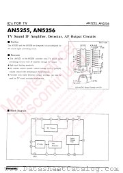 AN5255 datasheet pdf Panasonic