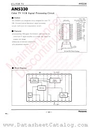 AN5330 datasheet pdf Panasonic