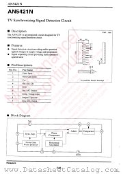 AN5421N datasheet pdf Panasonic