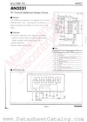 AN5531 datasheet pdf Panasonic