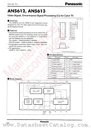 AN5612 datasheet pdf Panasonic