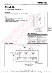 AN5615 datasheet pdf Panasonic