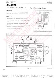 AN5622 datasheet pdf Panasonic