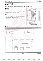 AN5722 datasheet pdf Panasonic