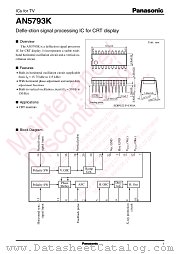 AN5793K datasheet pdf Panasonic
