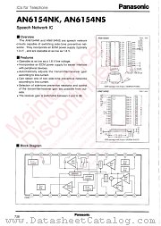 AN6154NS datasheet pdf Panasonic