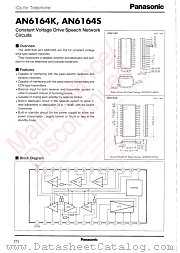AN6164K datasheet pdf Panasonic