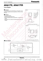 AN6170S datasheet pdf Panasonic
