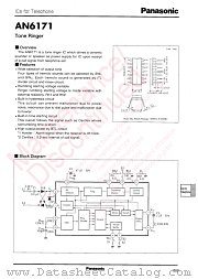 AN6171 datasheet pdf Panasonic