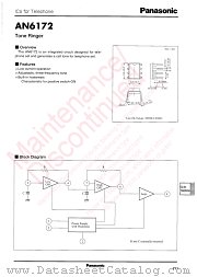 AN6172 datasheet pdf Panasonic