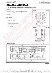 AN6306S datasheet pdf Panasonic