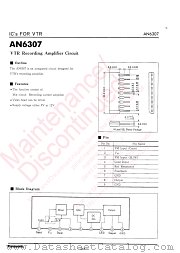 AN6307 datasheet pdf Panasonic