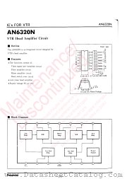 AN6320N datasheet pdf Panasonic