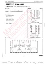 AN6337S datasheet pdf Panasonic