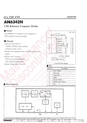 AN6342N datasheet pdf Panasonic
