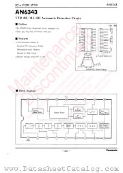 AN6343 datasheet pdf Panasonic