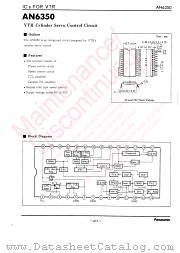 AN6350 datasheet pdf Panasonic