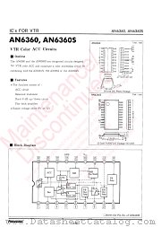 AN6360 datasheet pdf Panasonic