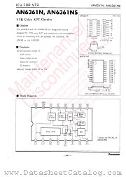 AN6361NS datasheet pdf Panasonic