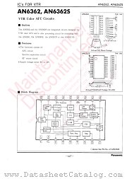AN6362 datasheet pdf Panasonic