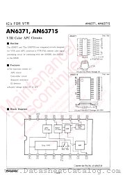 AN6371 datasheet pdf Panasonic