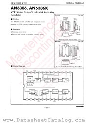 AN6386 datasheet pdf Panasonic