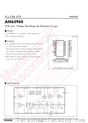 AN6396S datasheet pdf Panasonic