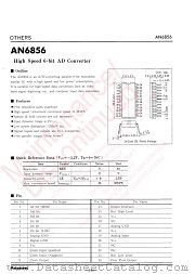 AN6856 datasheet pdf Panasonic