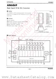 AN6869 datasheet pdf Panasonic
