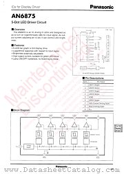 AN6875 datasheet pdf Panasonic