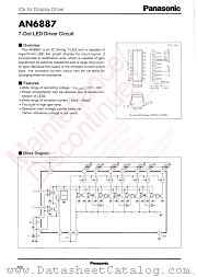 AN6887 datasheet pdf Panasonic