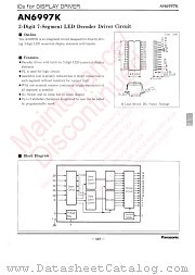 AN6997K datasheet pdf Panasonic