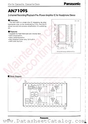 AN7109S datasheet pdf Panasonic