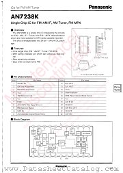 AN7238K datasheet pdf Panasonic