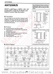 AN7239S datasheet pdf Panasonic