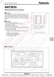 AN7283S datasheet pdf Panasonic