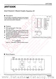 AN7330K datasheet pdf Panasonic