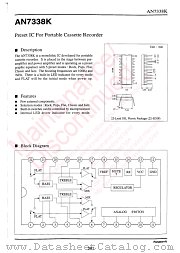 AN7338K datasheet pdf Panasonic