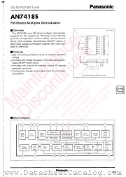 AN7418S datasheet pdf Panasonic
