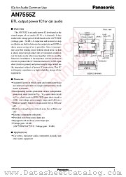 AN7555Z datasheet pdf Panasonic