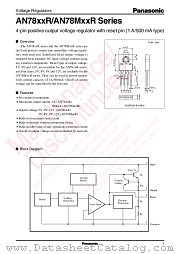 AN78M08R datasheet pdf Panasonic