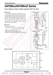 AN79M05F datasheet pdf Panasonic