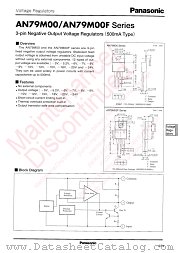 AN79M52F datasheet pdf Panasonic